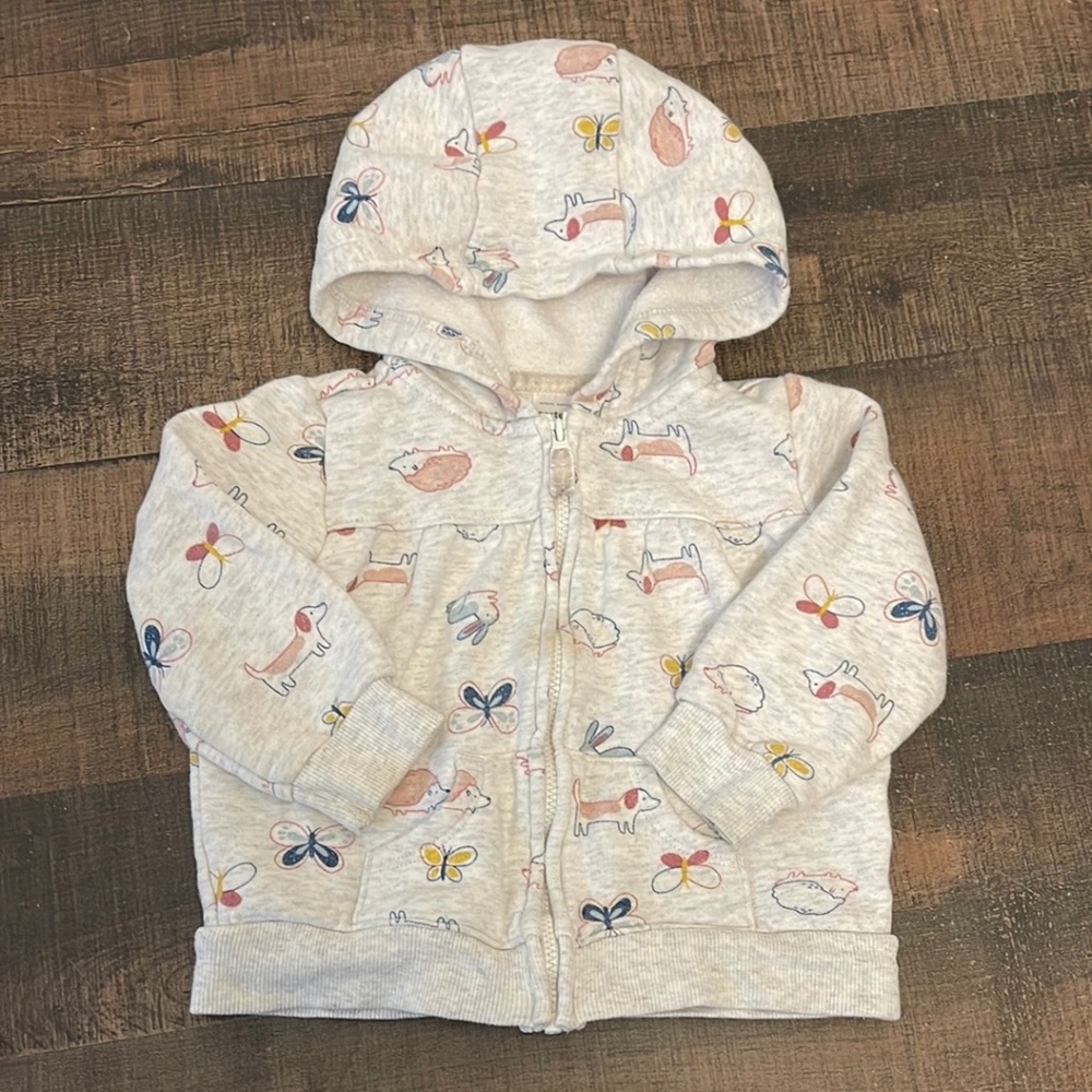 Girls size 18 months Carter’s zip up hoodie